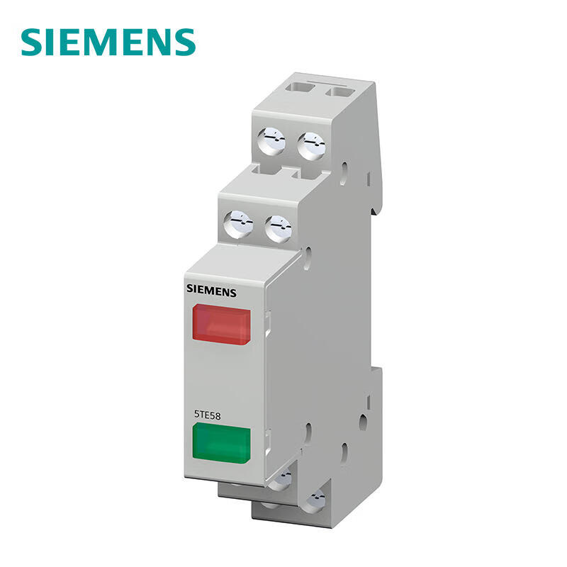 5TE5801 西门子 信号灯2xLED,230VAC红色,绿色