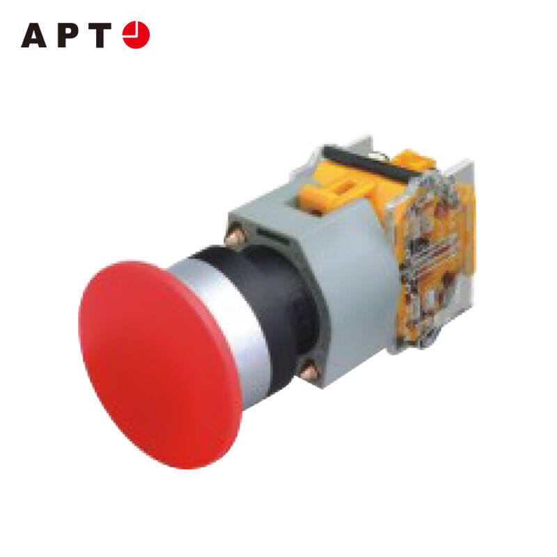 LA39-B2-11M/r APT 蘑菇头按钮,红色