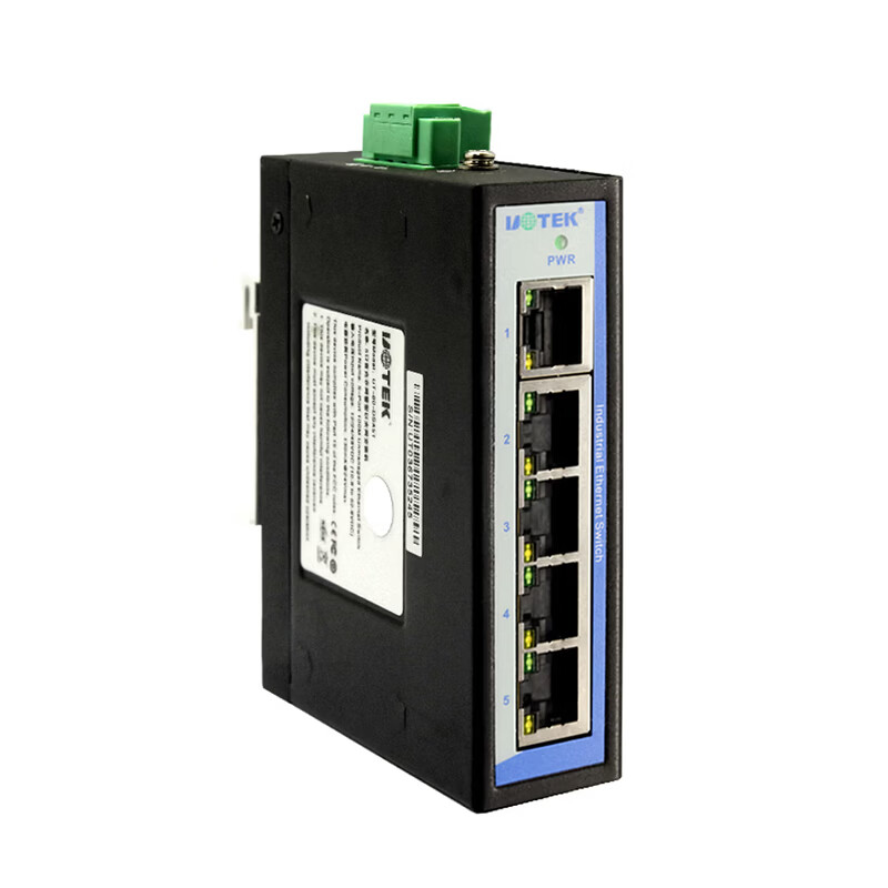 UT-60-DSA5T 宇泰(UOTEK) UT-60-DSA5T 5口工业交换机防雷级非网管型导轨式以太网防雷防浪涌保护全百兆