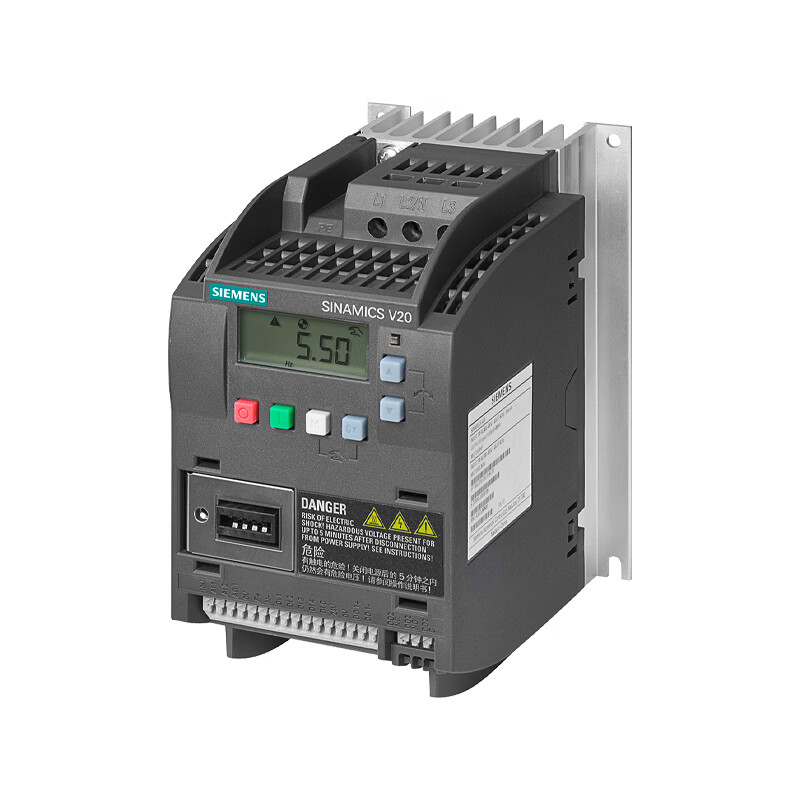 1.1kW/3.1A，无滤波器，3AC，FSA 西门子 V20变频器