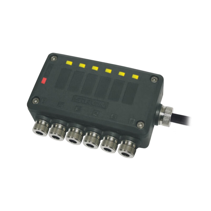 胜蓝 Mini型6位防水接线盒；拖链高柔线长3米；H420-6T-3000