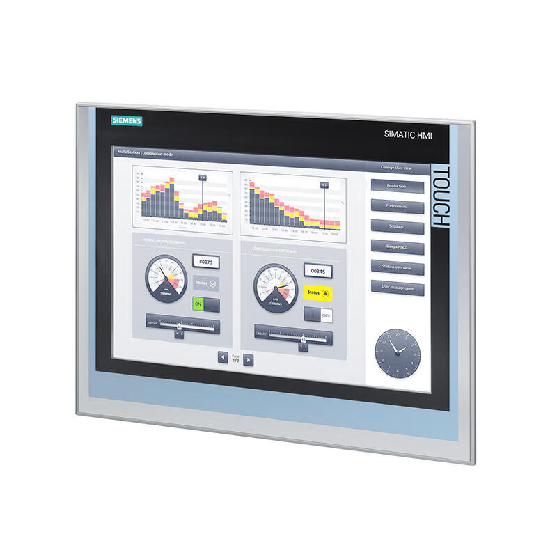 6AV21240QC020AX1 西门子 SIMATIC HMI TP1500 15寸宽屏TFT显示屏,1280×800