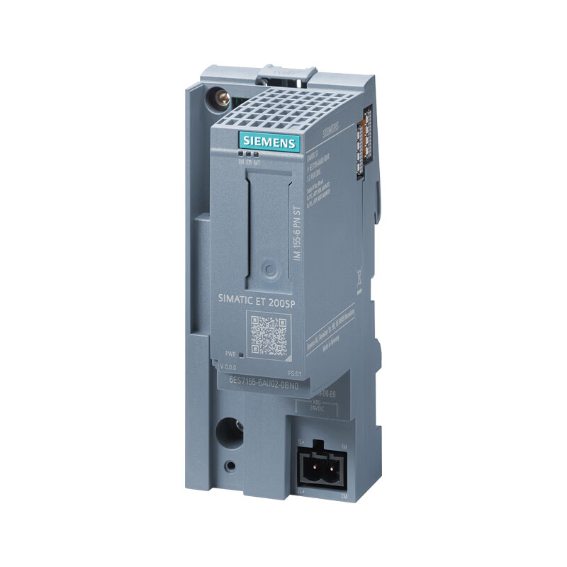 SIMATIC ET 200SP IM 155-6 PN ST 包括 BA 2x RJ45 和服务模块带有服务器模块和 BA 2x RJ45
