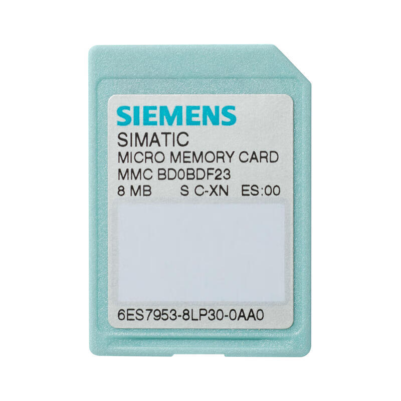 6ES79538LL310AA0 西门子 S7,微型存储卡P.S7-300/C7/ET200,3,3VNflash,2MB