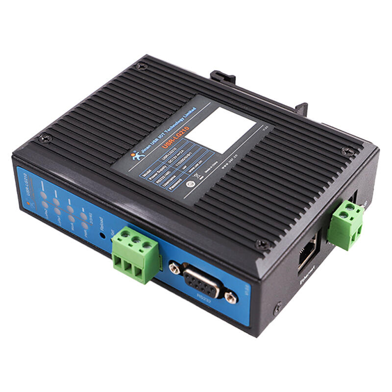 有人物联网(LonHand) lora无线网关RS232/485远程网络采集4500m数据传输 USR-LG210-L LG210-L-10