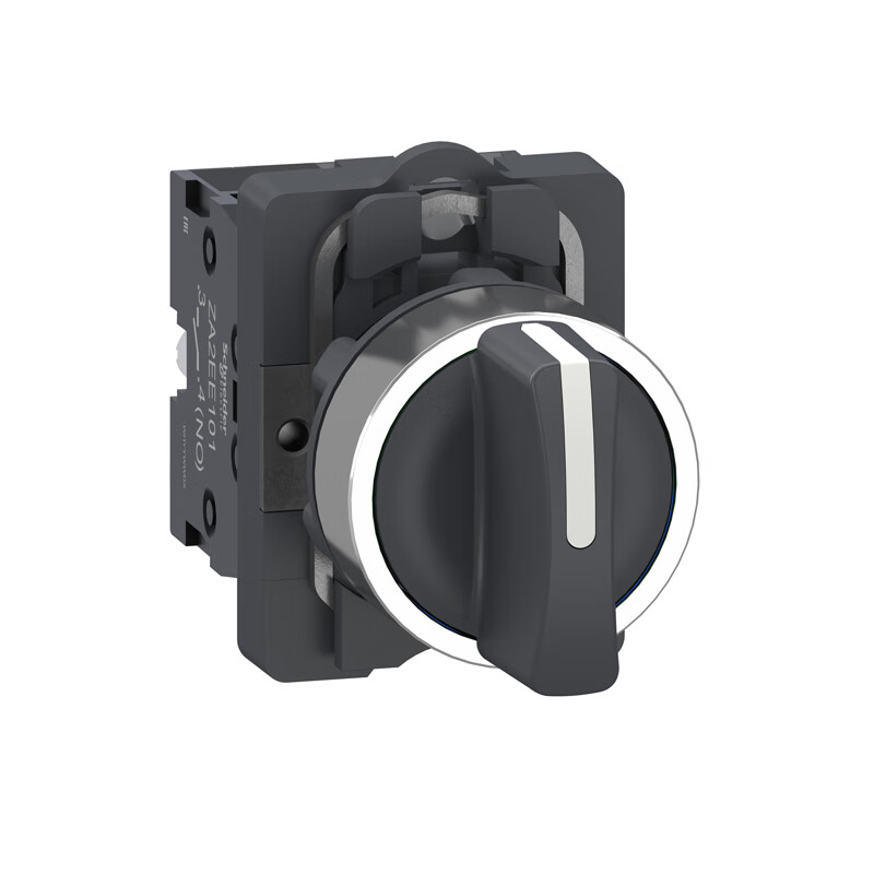 施耐德电气 选择开关 三位自复 短柄，2常开