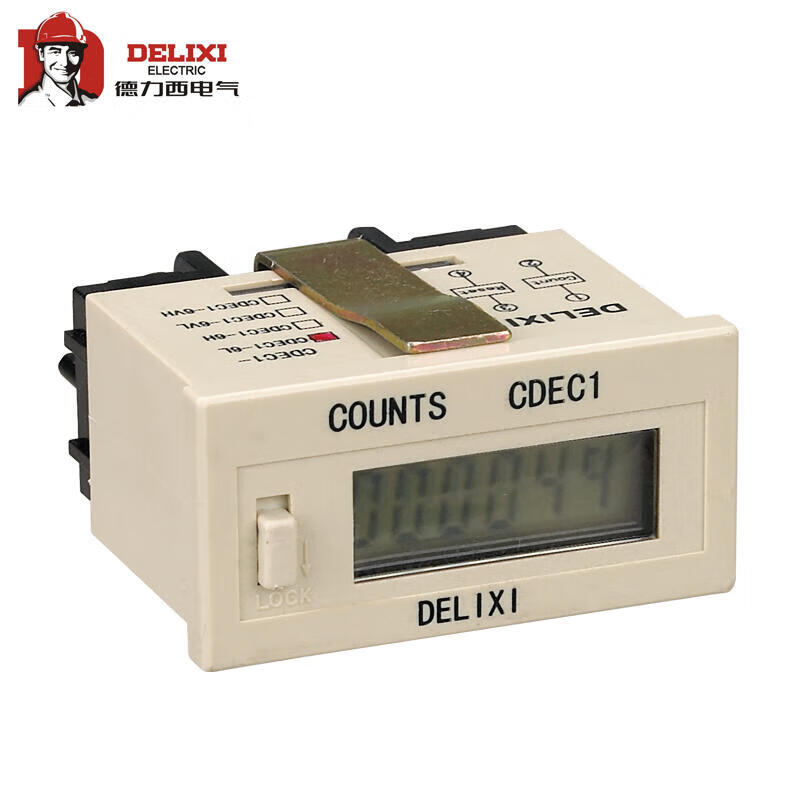 CDEC1-6L 带扩展面板 德力西电气 超小型电子计数器