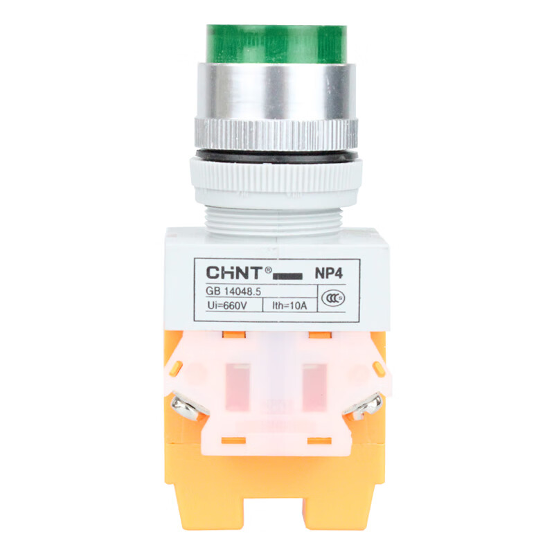 NP4-11DZS 绿 220V LED 正泰 带灯自锁高钮