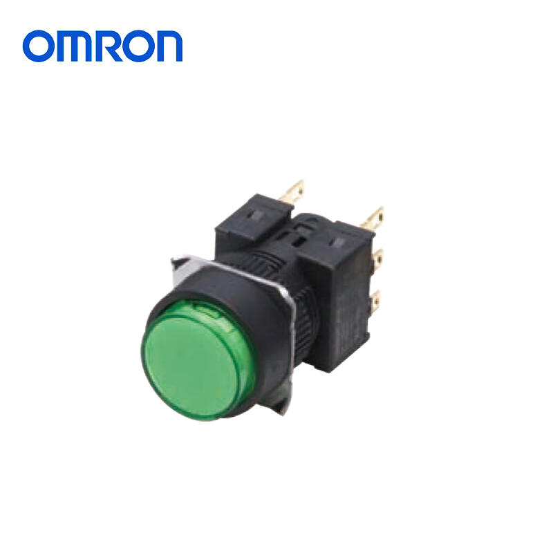 A16L-TGM-5D-2 欧姆龙 按钮开关,绿色