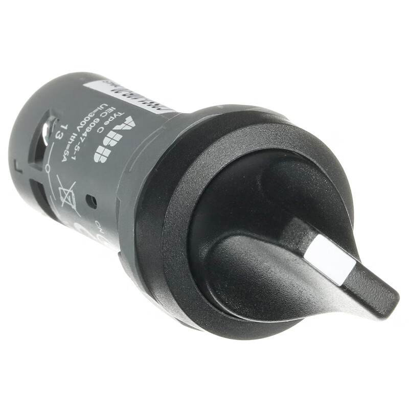 C2SS1-10B-20 ABB C2SS系列二位置选择开关（不带灯型）,黑色