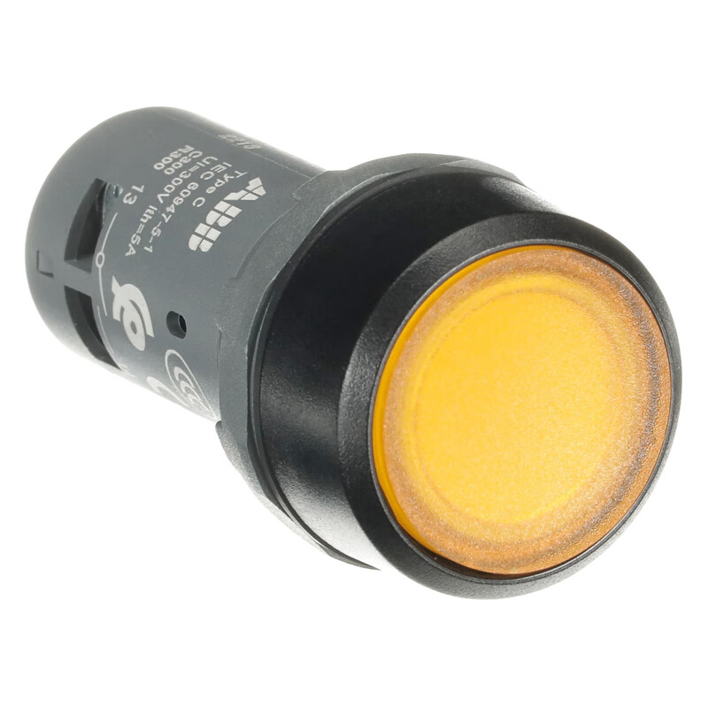 CP1-11Y-10 ABB CP1平头复位型按钮(带灯型),黄色