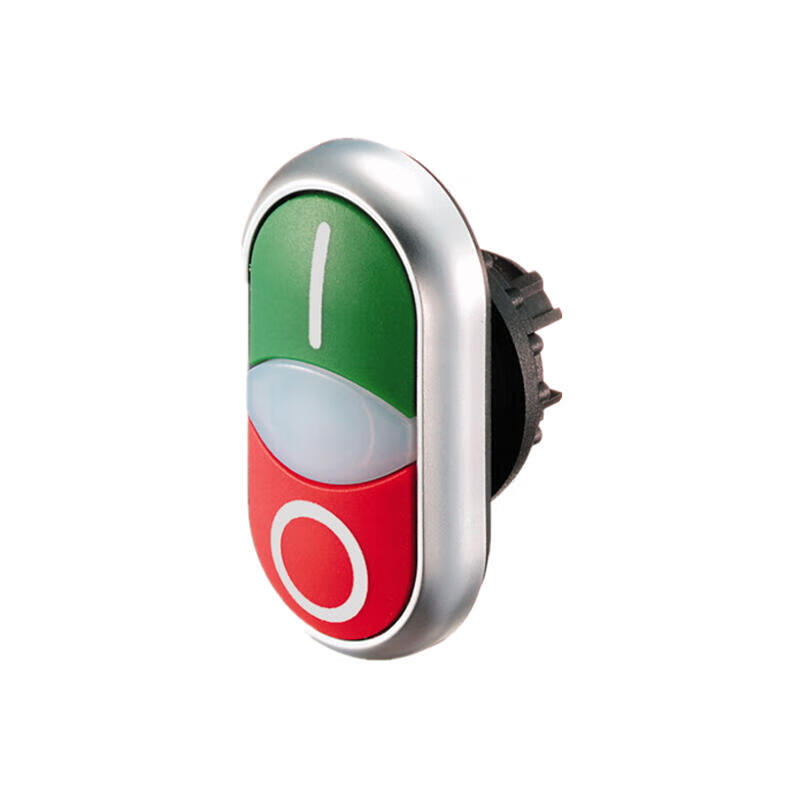 M22-DDL-GR-X1/X0 伊顿穆勒 双位弹簧复位按钮头,绿-红色