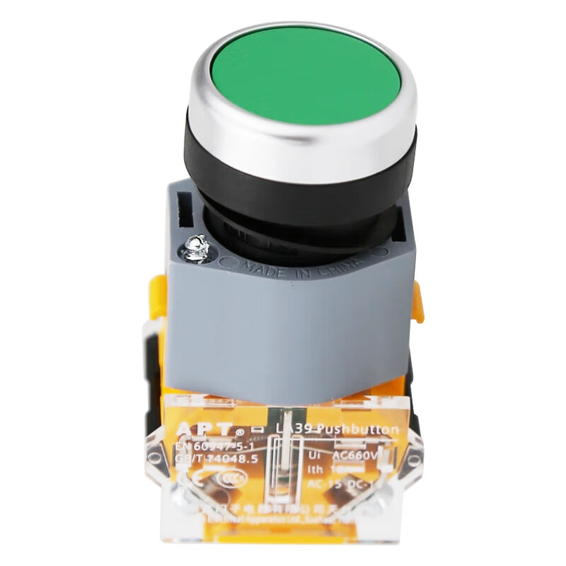 LA39-B2-10/g APT 一般按钮,绿色,10个/盒