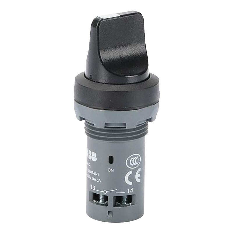 C2SS1-10B-10 ABB C2SS系列二位置选择开关（不带灯型）,黑色