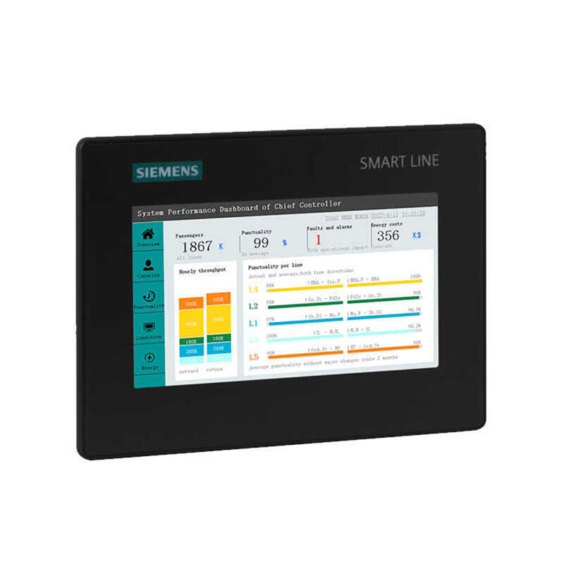 西门子 SIMATIC HMI Smart 1000 IE V4， 精智面板， 触摸式操作