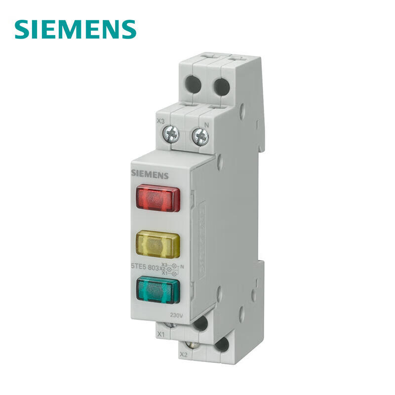 5TE5803 西门子 灯光报警器3xLED,230VAC红色/黄色/绿色