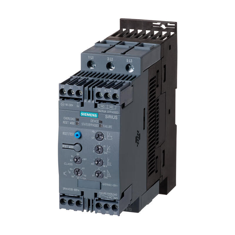3RW40381BB14 西门子 软起动器S2 72A,37kW/400V,200-480VAC,110-230VAC/DC螺钉端子