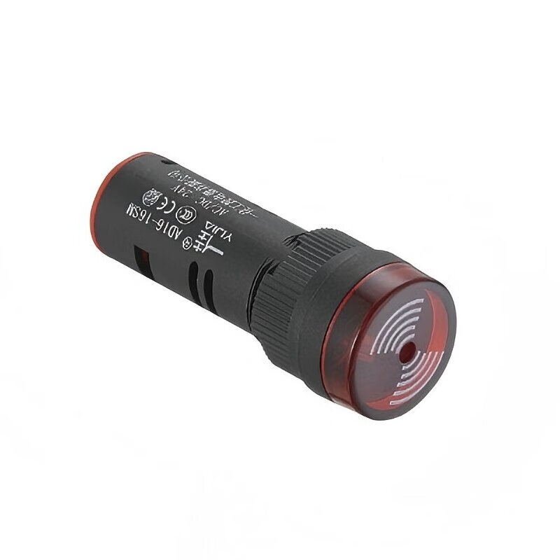 AD16-16SM/12VR Φ16闪光蜂鸣器 12V 红色 一佳/YIJIA 蜂鸣器