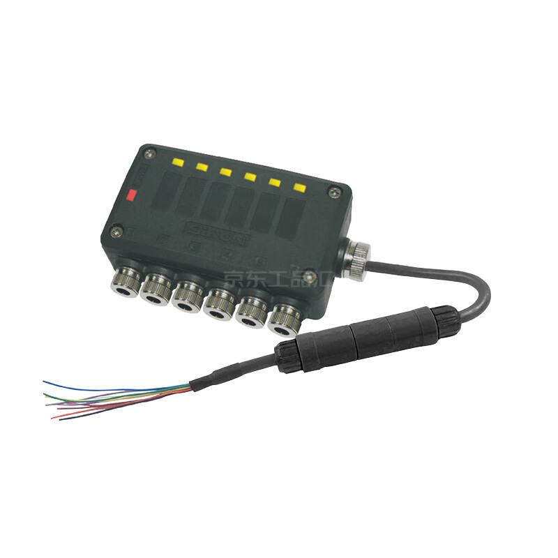 H420-6TF-3000/100 胜蓝SiRON Mini型6位防水接线盒带拖链航插线长3米【其他尺寸请咨询客服定制】