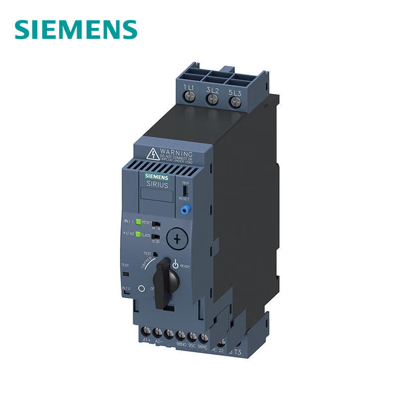 3RA61201CP32 西门子 直接起动器,690V,110-240VAC/DC,1-4A主电路接口：螺栓型端子连接辅助电路接口：螺栓型端子连接