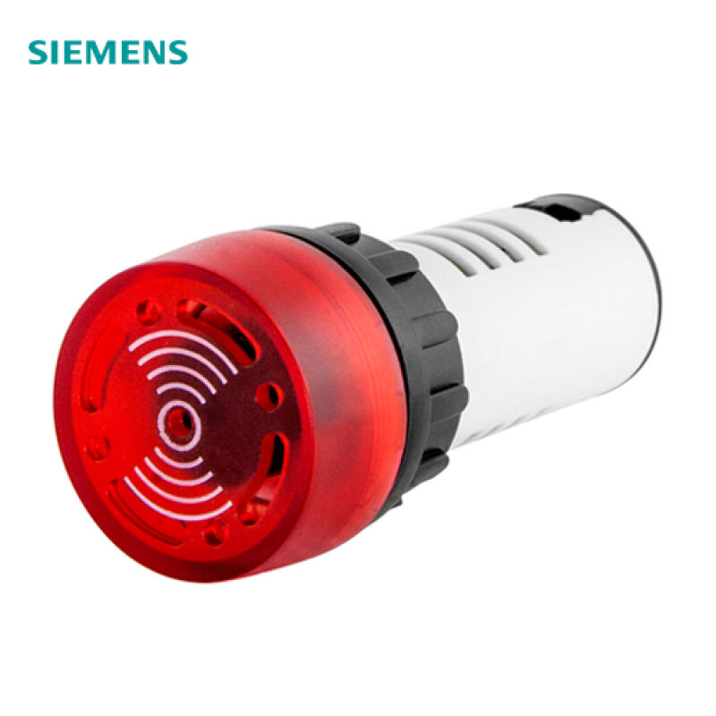 3SB6213-7AA20-1AA0 西门子 蜂鸣器,22mm,塑料圆形,连续蜂鸣连续发光24VAC/DC,红色