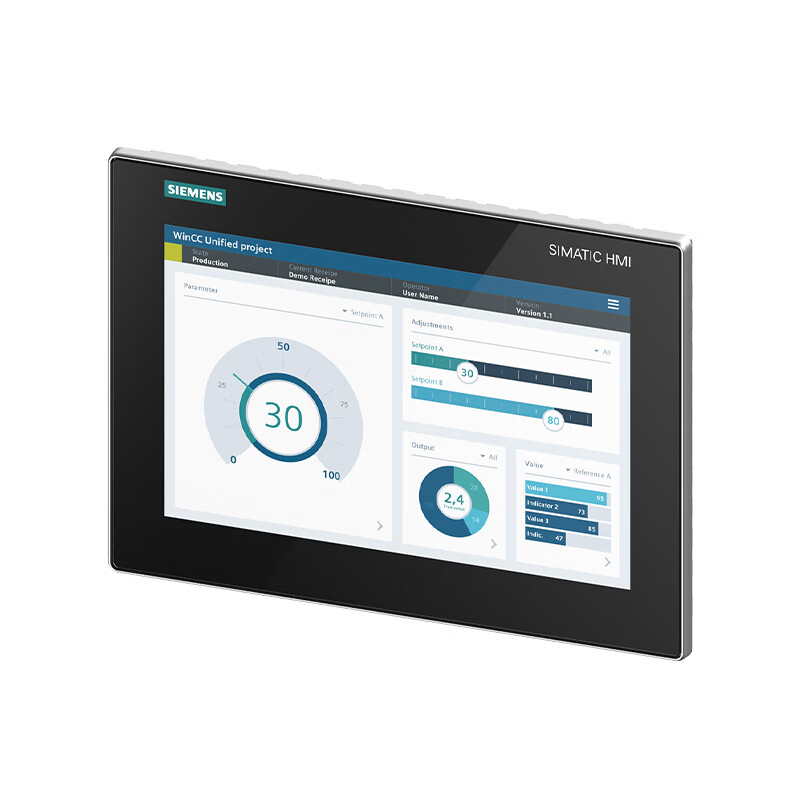 6AV21283MB060AX1 西门子 HMI MTP1200 Unified 精智面板 12.1" 宽屏 TFT（彩色）显示屏