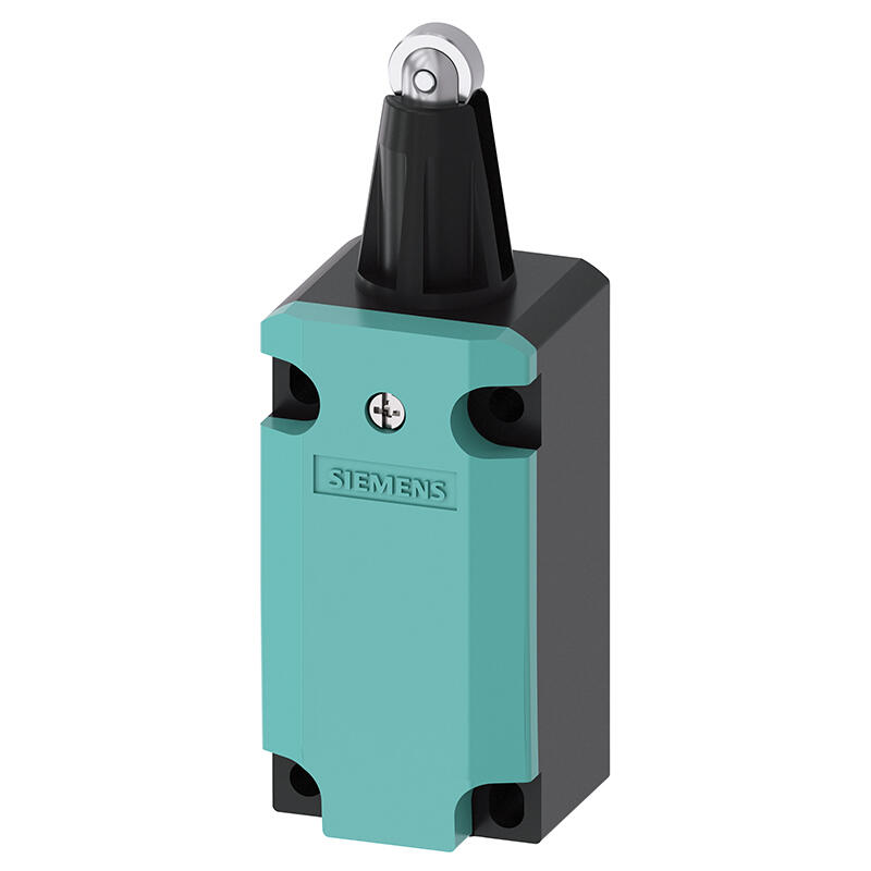 3SE51120CD02 西门子 位置开关金属外壳40mm,设备接口1x(M20x1.5)1NO/1NC速动触点,滚柱柱塞带3mm超程常,不锈钢辊13mm