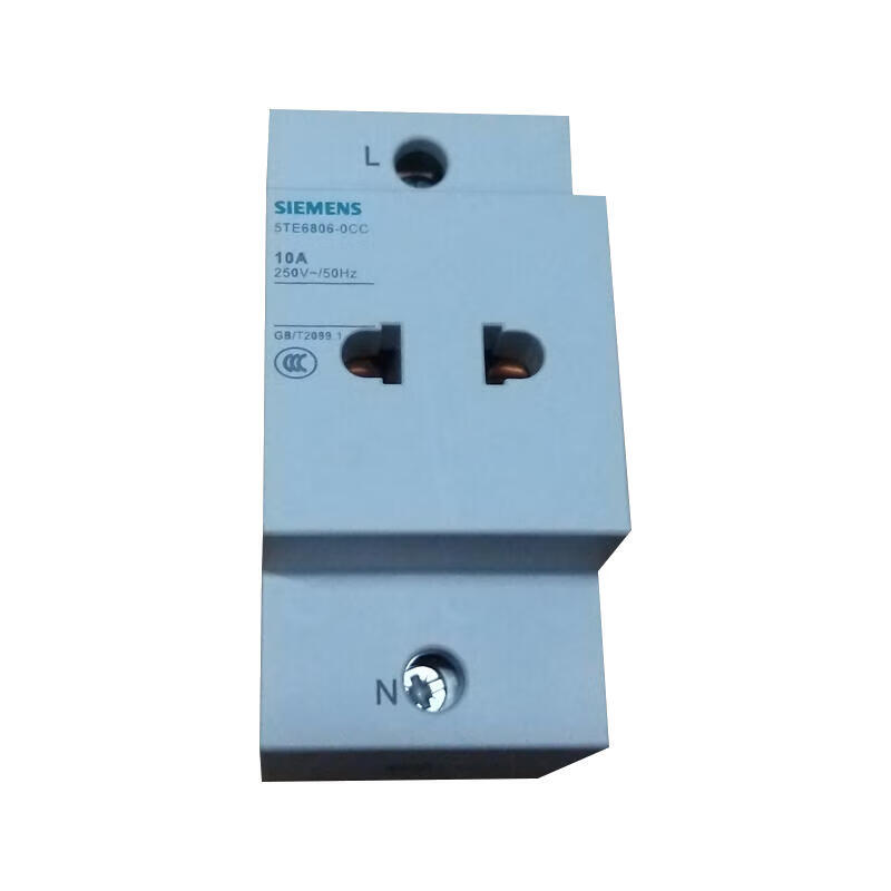5TE68062CC 西门子 ET-5SY国产 模块化插座输出端口,2P+E,250V,16A,2.5MW,遵照英国标准,用于安装在配电板里