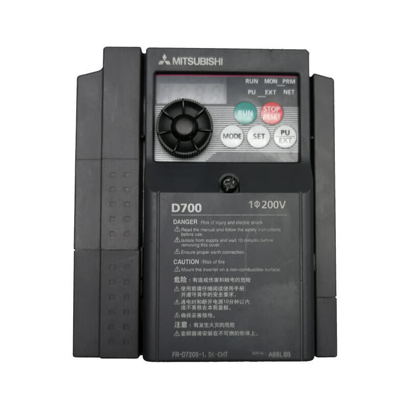 FR-D720S-1.5K-CHT 三菱电机 简易型变频器 1.5kW 单相 AC200-240V