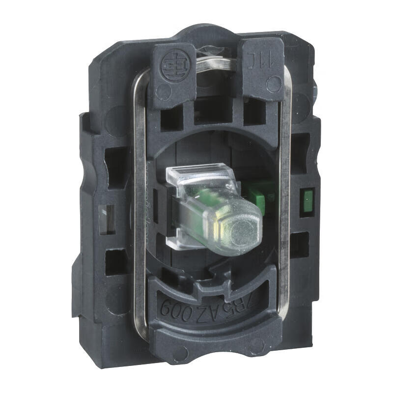 ZB5AW0M11C 施耐德电气 白色带灯底座220V AC+1NO触点模块