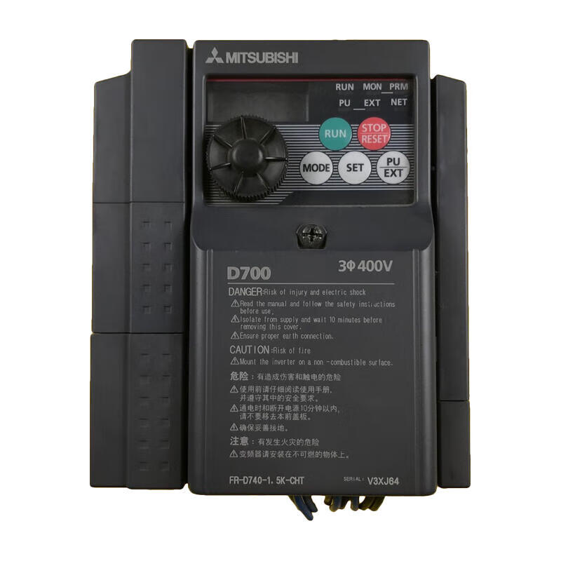 FR-D740-1.5K-CHT 三菱电机 简易型变频器 1.5kW 三相 AC380-480V