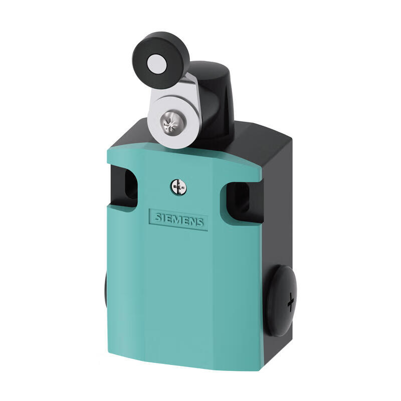 3SE51220CH01 西门子 位置开关金属外壳56mm宽设备接口3个(M20x1.5)1NO/1NC速动触点回转驱动装置右/左可调节的,带金属杆27mm长和塑料辊19mm