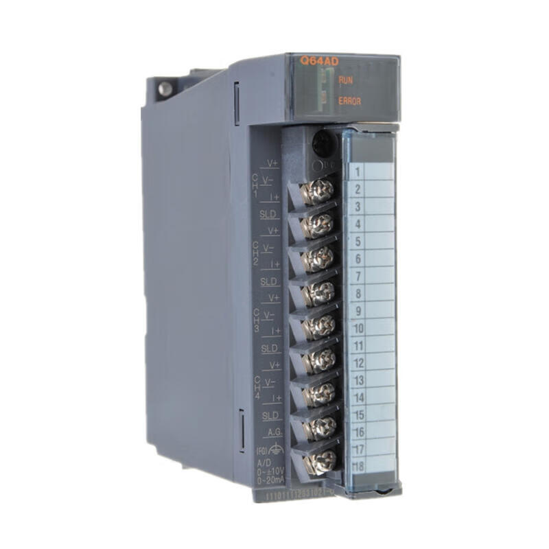Q64AD 三菱电机 可编程序控制器,模拟量模块,A/D 转换模块：4 通道,电流/电压输入