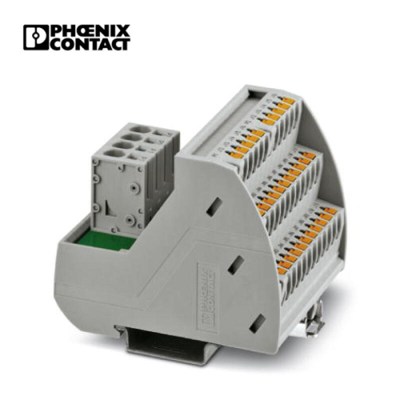 VIP-3/PT/PDM-2/32 菲尼克斯 VARIOFACE模块,带有2条均压等电位汇流条,可安装在NS35导轨上,模块宽度:67.3mm