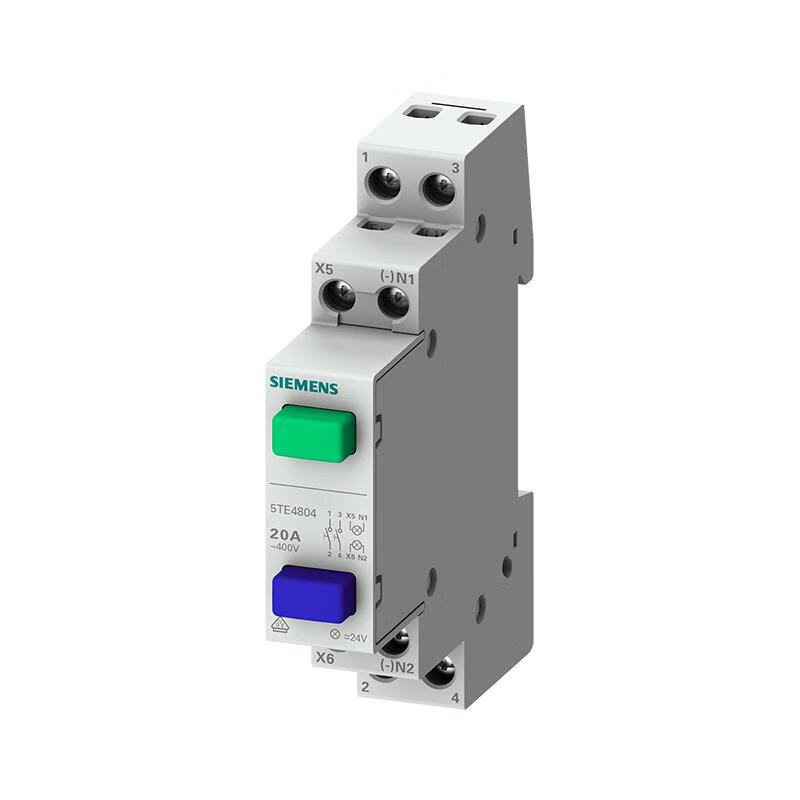 5TE4806 西门子 按钮,1NO/1NC20A,1个按键绿色,不带卡位功能