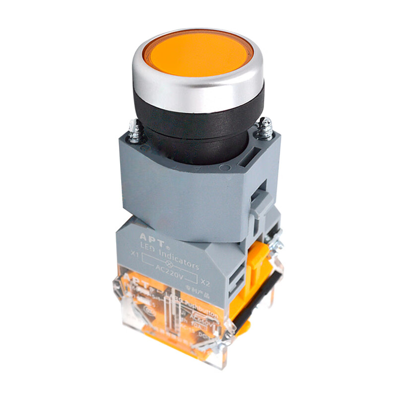LA39-B2-11D/y31 APT 带灯一般按钮,黄色