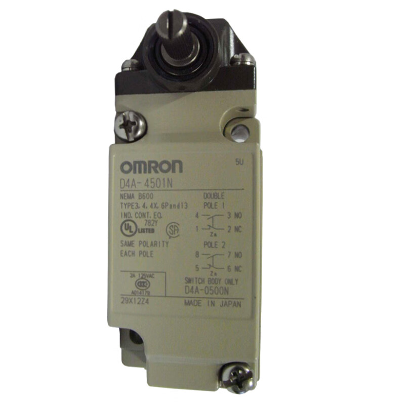 D4A-4501N 欧姆龙 一般用限位开关