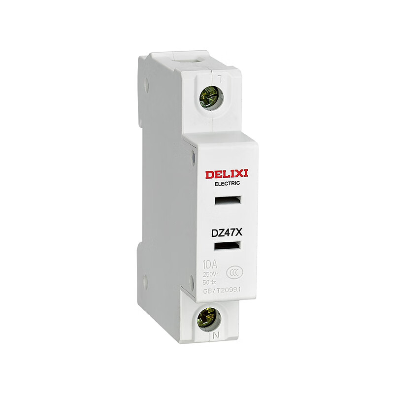 DZ47X 单相两极 10A 德力西电气 模数化插座